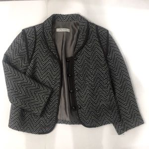 Casual Blazer Houndstooth warm layered sweater